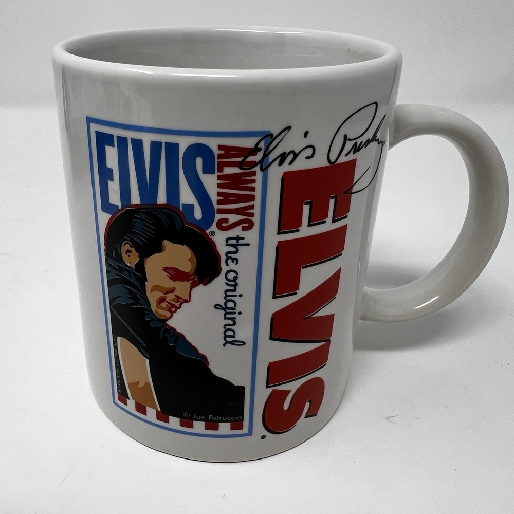Elvis Presley Coffee Mug   "Always The Original" Joe Petruccio Art Ceramic